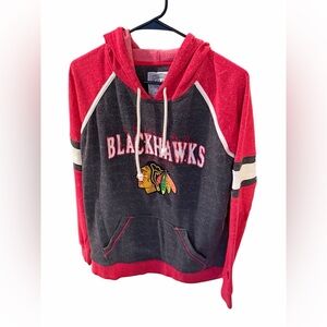 Old Time Hockey NHL Blackhawks Hooded Sweatshirt ~ Large
